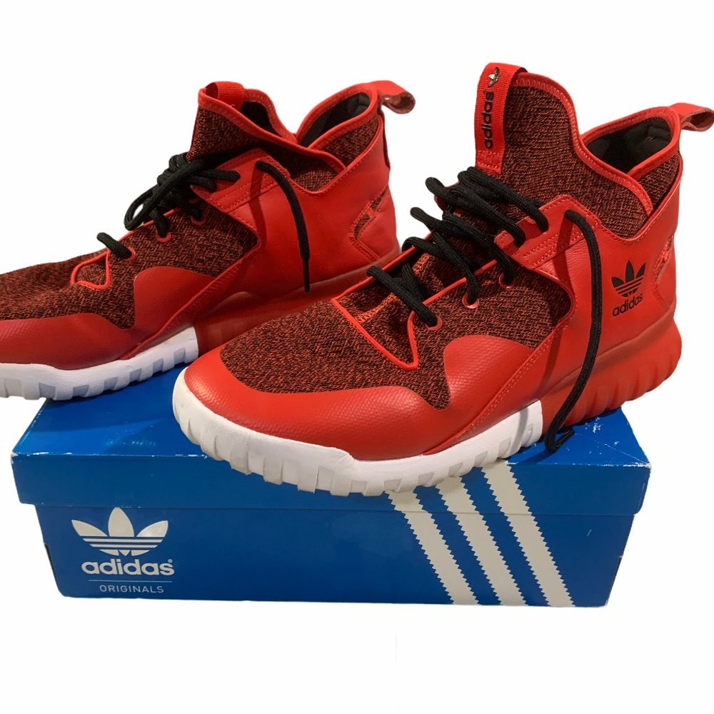 Adidas Tubular X Lace Up Red/Black